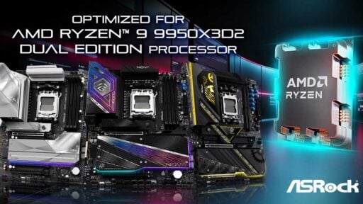 asrock am5 lineup ready for ryzen 9 9950x3d2