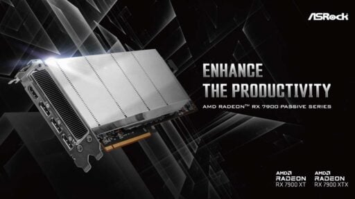 asrock launches passive cooled radeon rx 7900 graphics cards 3