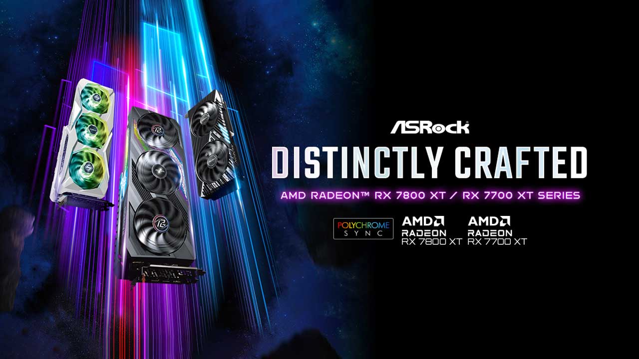 ASRock Unveils RX 7800 XT and RX 7700 XT Models
