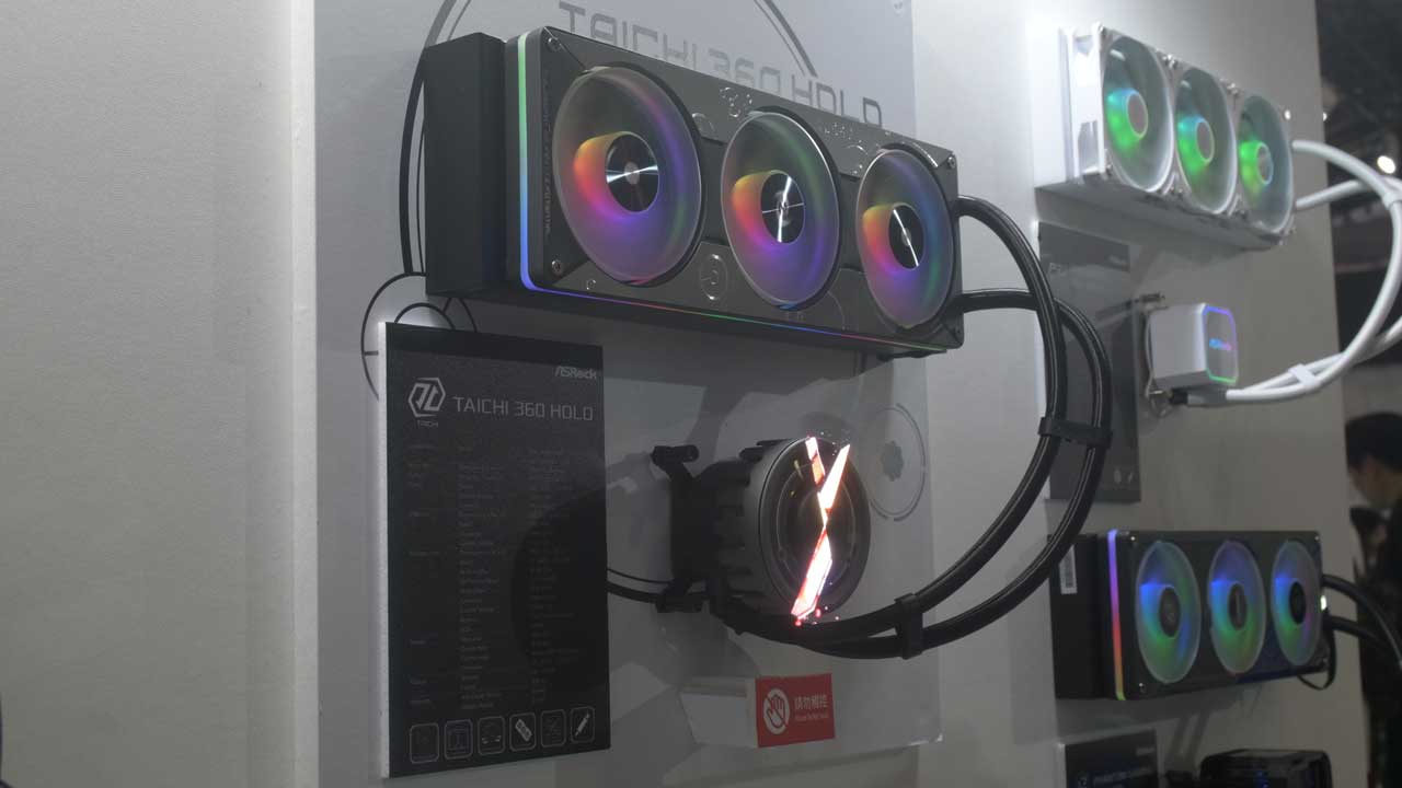 ASRock Showcases Taichi AQUA 360 HOLO asrock showcases taichi aqua 360 lcd holo 2