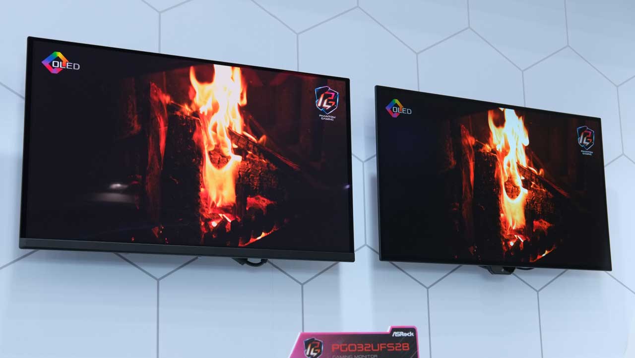 ASRock Unveils Dual Mode PGO32UFS2B OLED Monitor at Computex