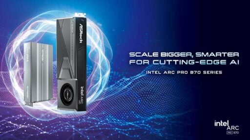 asrock unveils intel arc pro b70 graphics cards