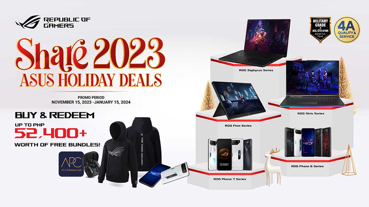 asus details share 2023 holiday promo 2