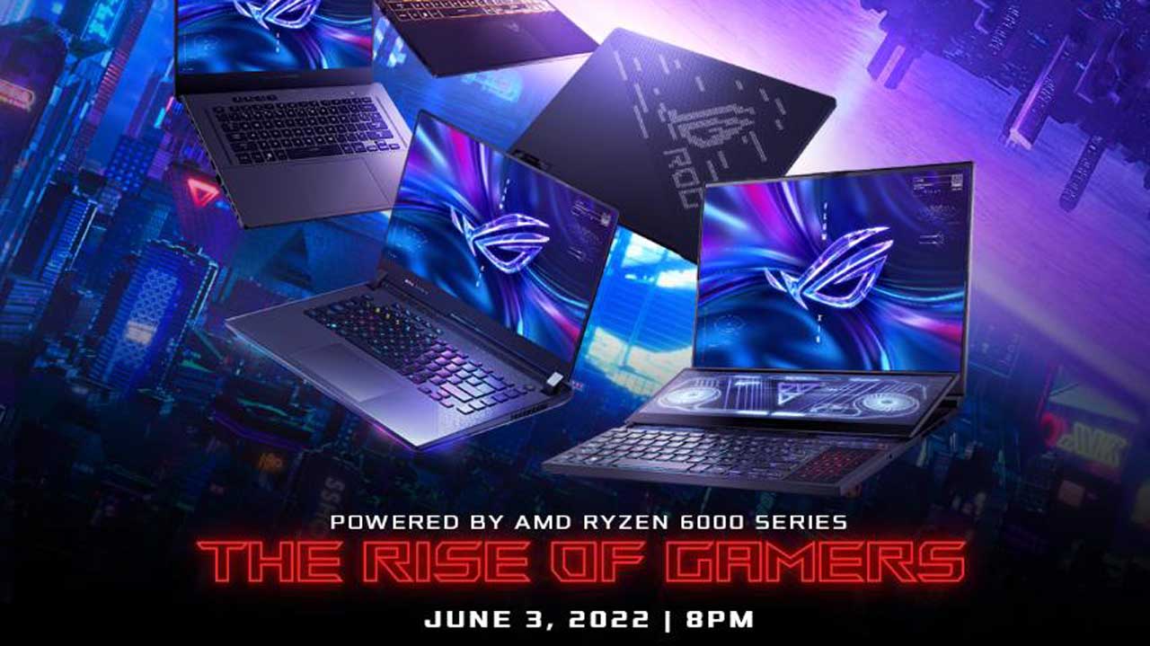 ASUS ROG to Launch AMD Ryzen 6000 Series Laptops