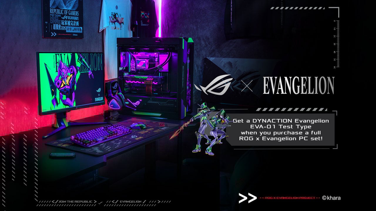 ASUS Announces ROG x Evangelion Series Local Availability asus rog evangelion local availability pr 1
