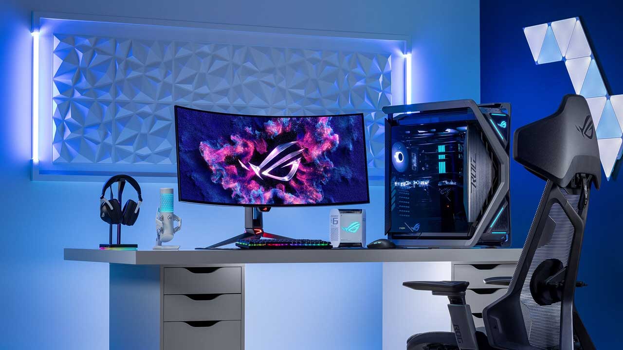 asus rog unveils oled gaming monitor ces 2024 1