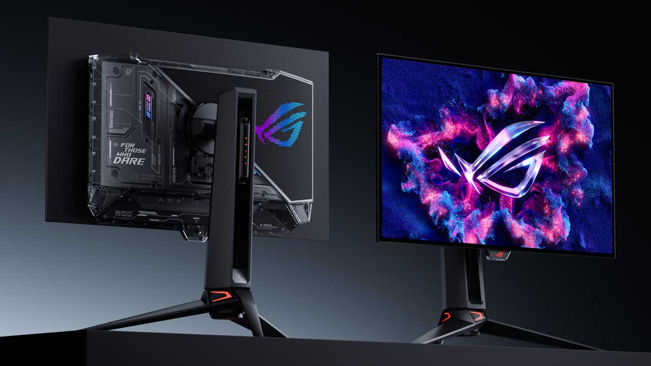 asus rog unveils rgb stripe pixel monitors ces 2