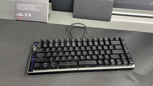 asus shows off rog falcata 75 split gaming keyboard 2