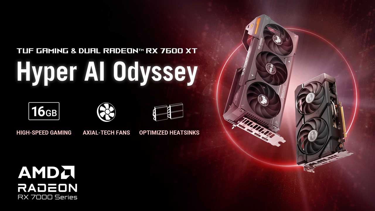 ASUS Unveils AMD Radeon RX 7600 XT Models