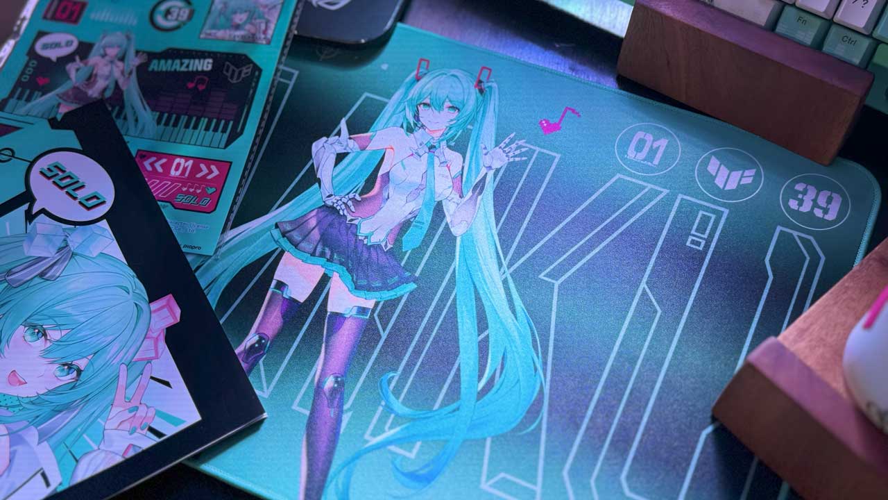 asus unveils tuf x hatsune miku gaming gear collab 5