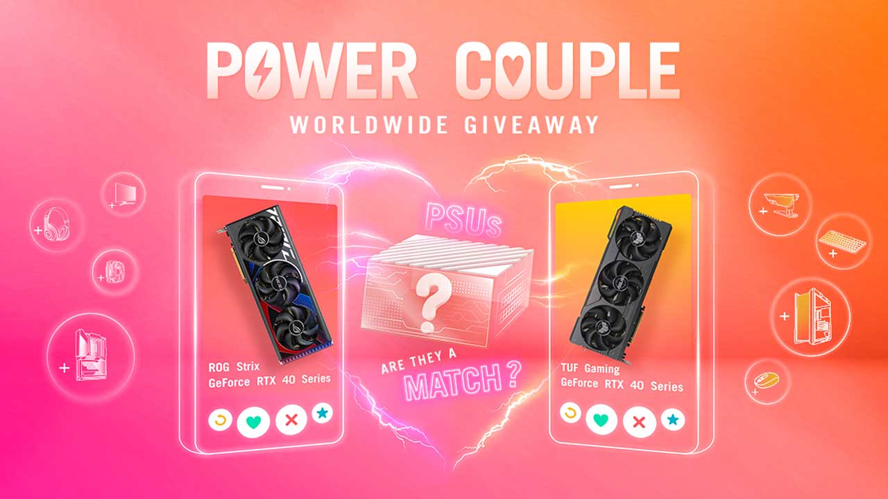 ASUS Announces Worldwide Power Couple Giveaway