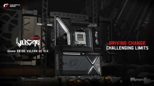 colorful launches igame x870e vulcan oc motherboard 2