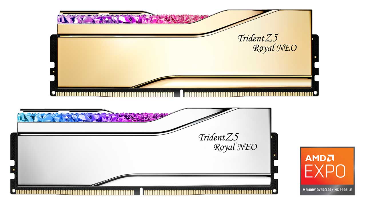 g skill announces trident z5 royal neo ddr5 9000 2