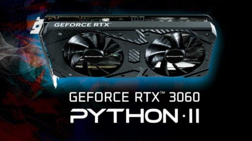 gainward launches geforce rtx 3060 python ii oc 1
