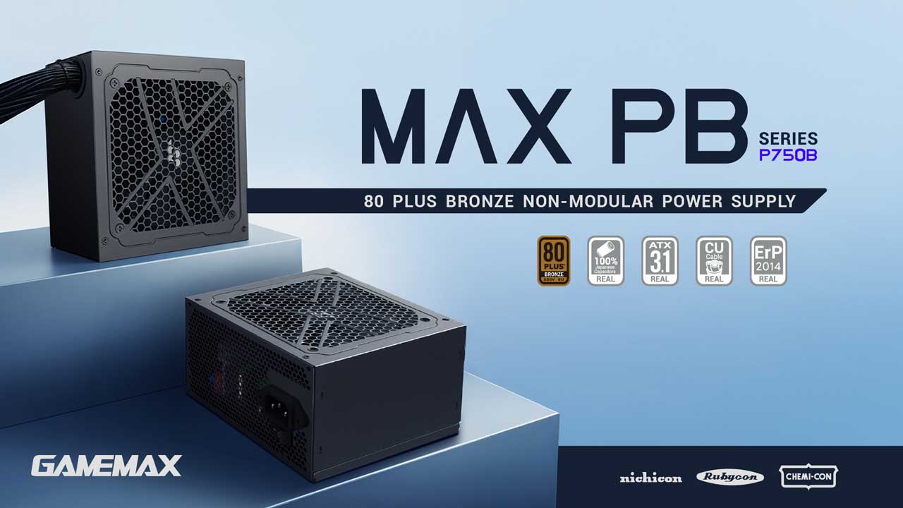 gamemax debuts max pb series atx 3 1 psu 1