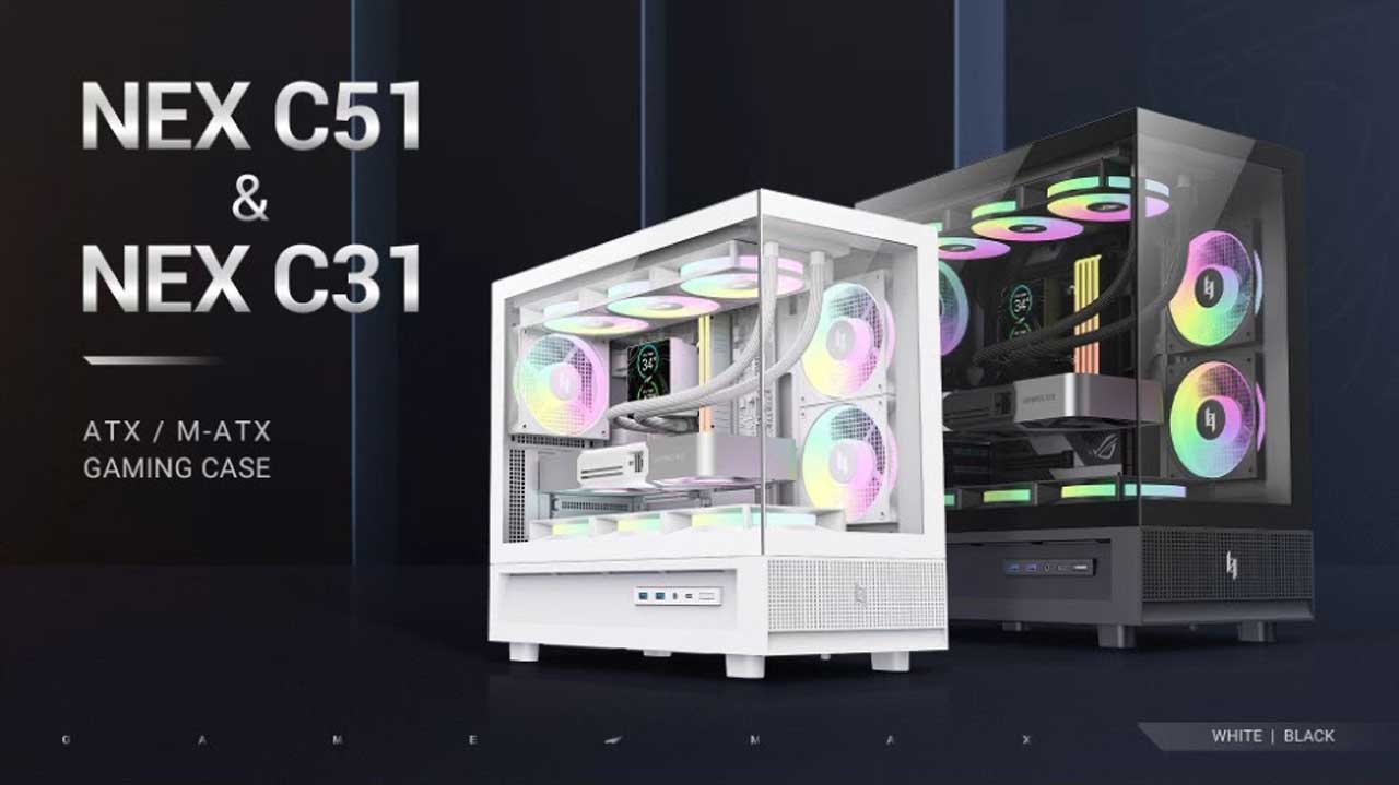 gamemax launches nex c51 c31 panoramic cases 3