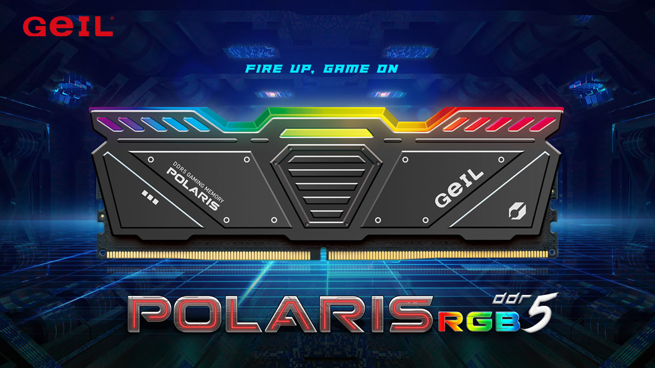 GeIL POLARIS RGB DDR5 Gaming Memory Kits Now Available