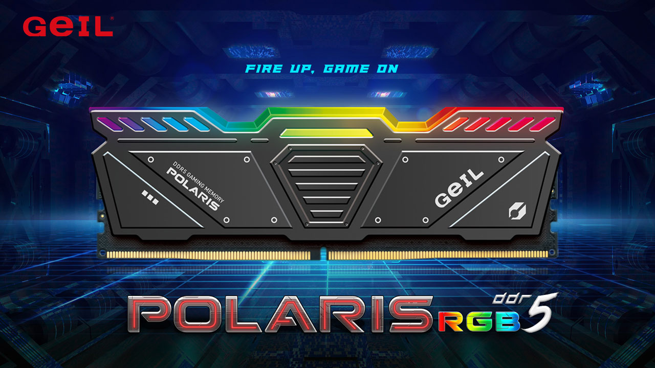 GeIL POLARIS RGB DDR5 Gaming Memory Kits Now Available