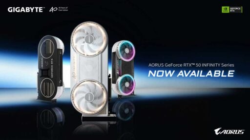 gigabyte aorus rtx 50 infinity series pricing