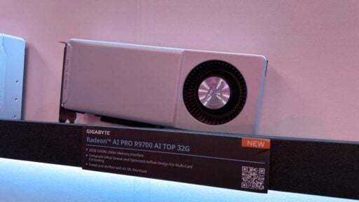 gigabyte details radeon ai pro r9700 graphics at computex 1