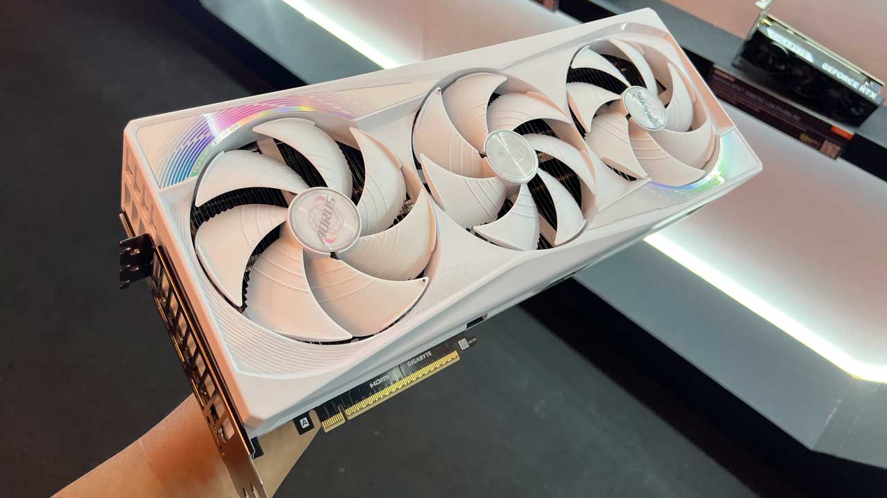 gigabyte intros aorus geforce rtx 5090 stealth ice 1