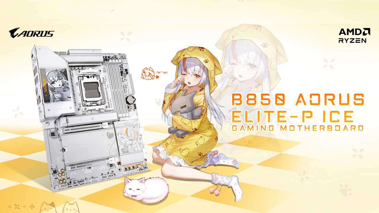 gigabyte launches b850 aorus elite p ice motherboard 2