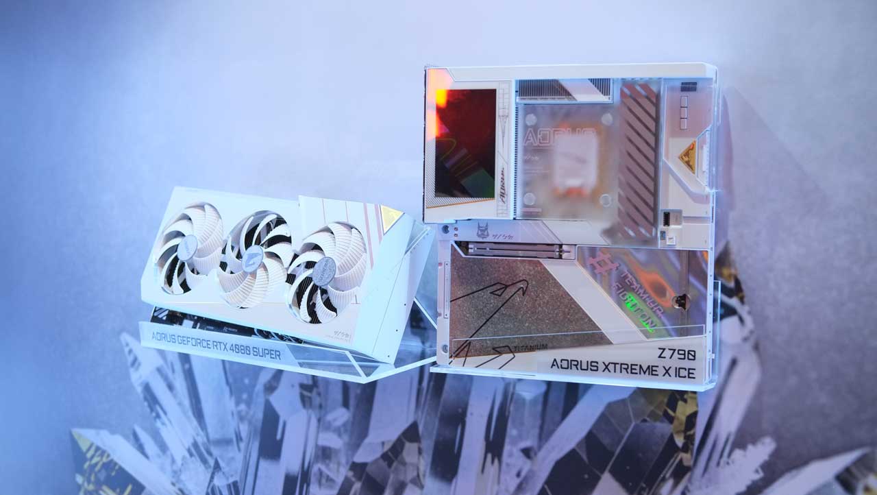 GIGABYTE Shows AORUS XTREME ICE Motherboard and Graphics