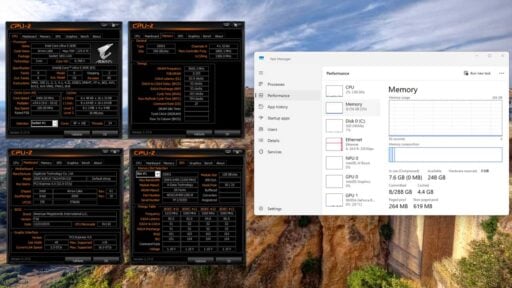gigabyte z890 aorus tachyon cqdimm ddr5 7200 2