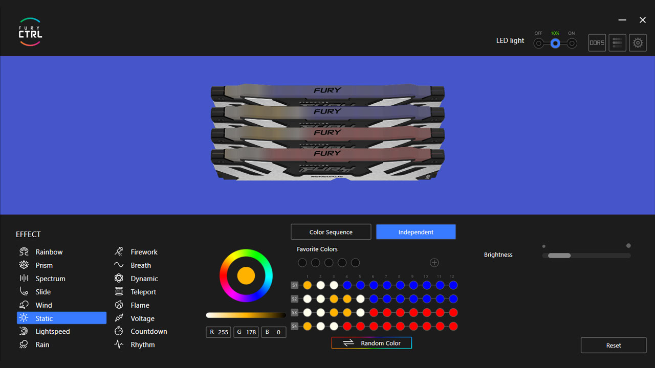 kingston fury renegade ddr5 8400 rgb cudimm software