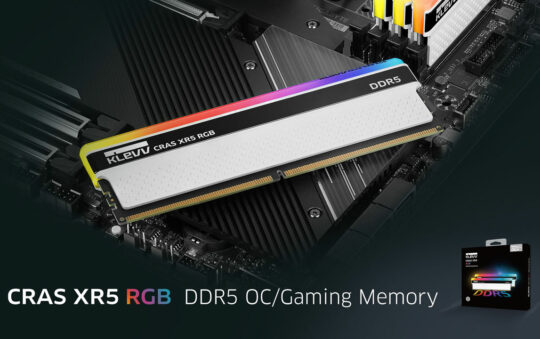 KLEVV Unveils Cras XR5 RGB DDR5-6200 Memory