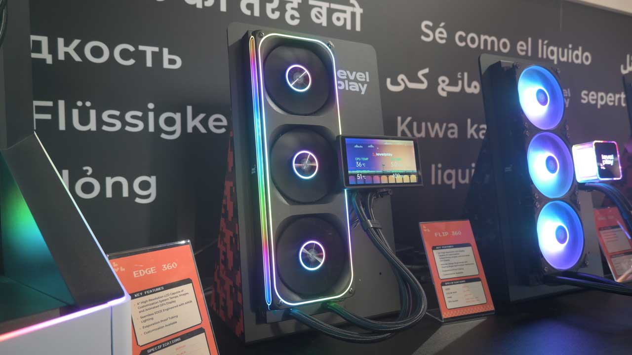 Levelplay Debuts Two 360 mm AIOs at COMPUTEX 2026 levelplay debuts 360 mm aio computex 2026 1