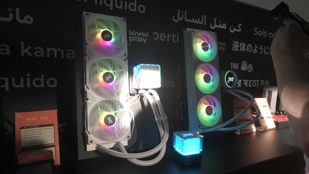 Levelplay Debuts Two 360 mm AIOs at COMPUTEX 2026 levelplay debuts 360 mm aio computex 2026 4