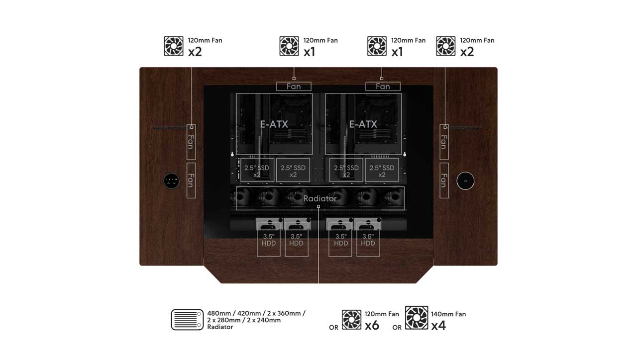 lian li releases dk 07 wood desk case 1