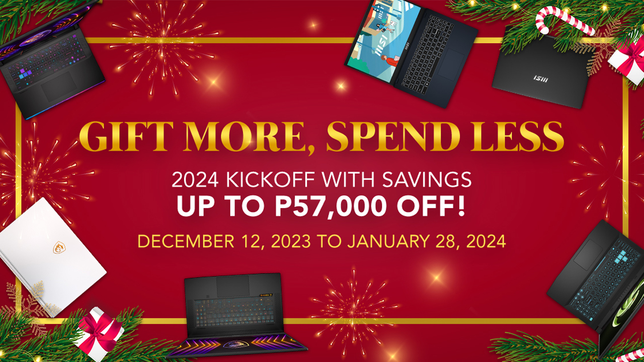 MSI Details 2023 Holiday Gaming and Business Laptop Promo
