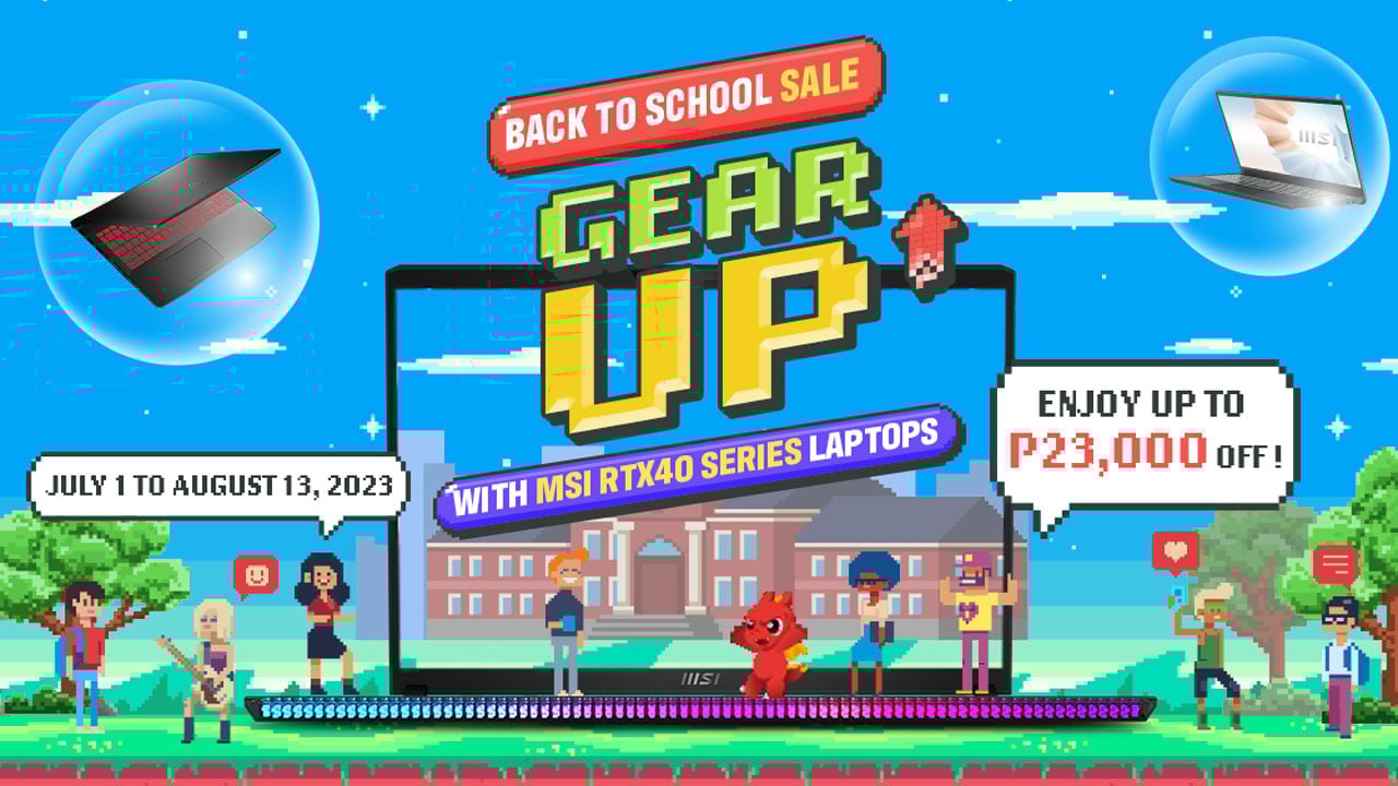 MSI Laptop Announces Back To School 2023 Offer