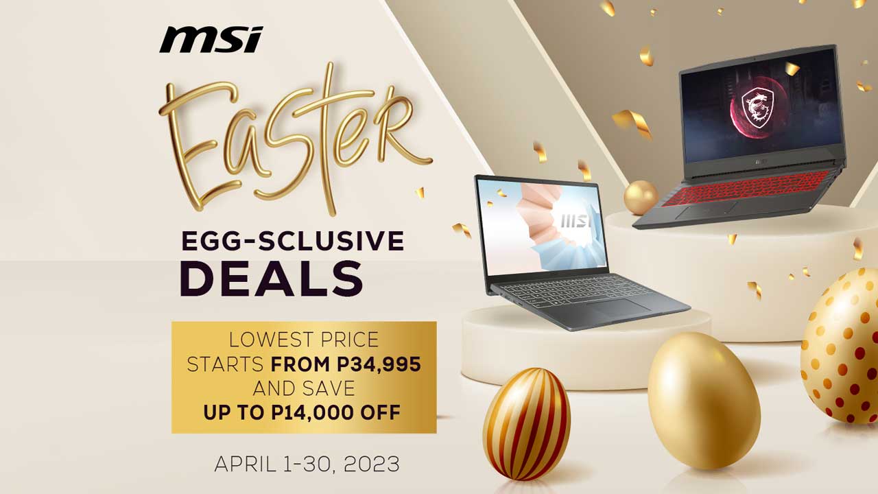 MSI Announces Laptop Easter Egg Deals of 2023