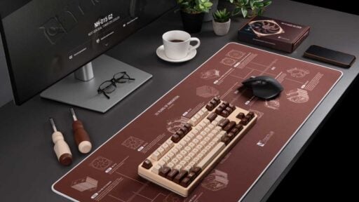 noctua marks 20th year site redesign desk mat 1