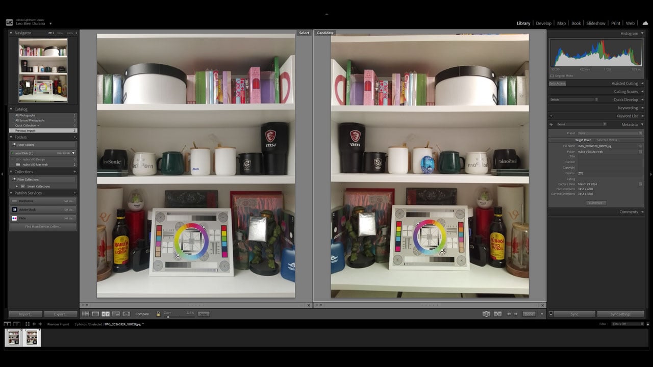 nubia V80 Max Camera Performance