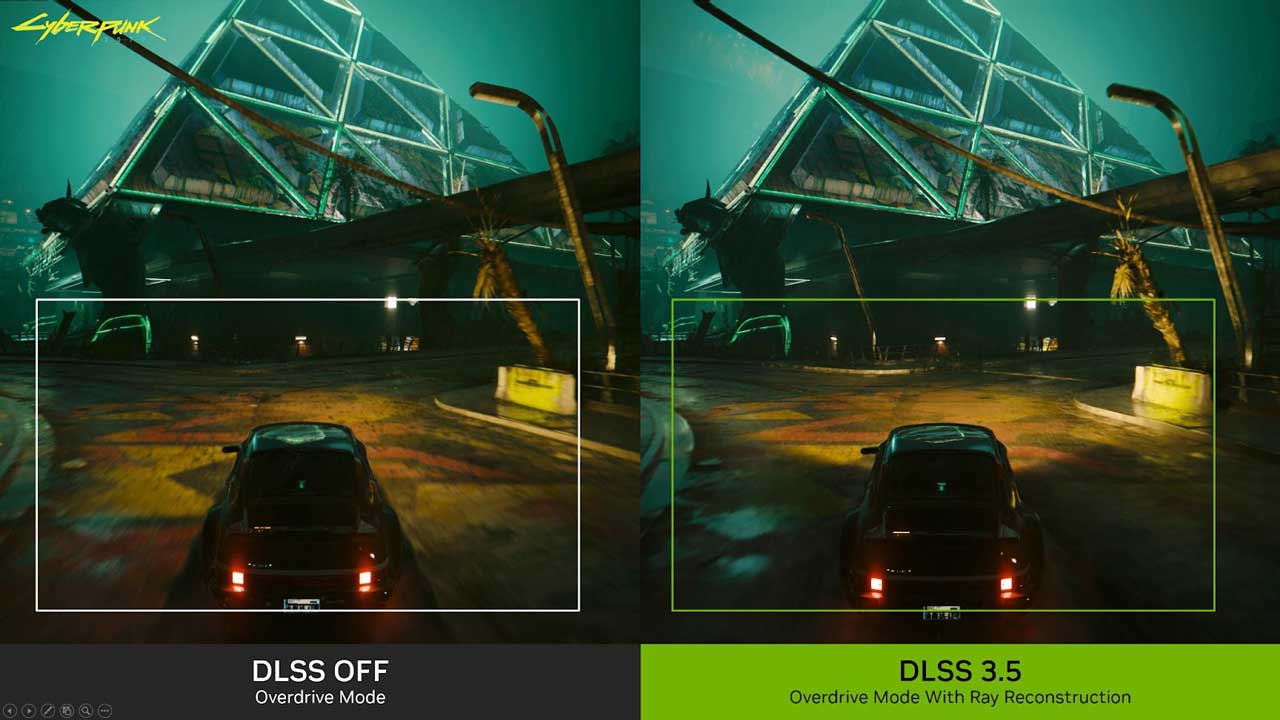 nvidia dlss 3 5 cyberpunk 2077 chaos vantage pr