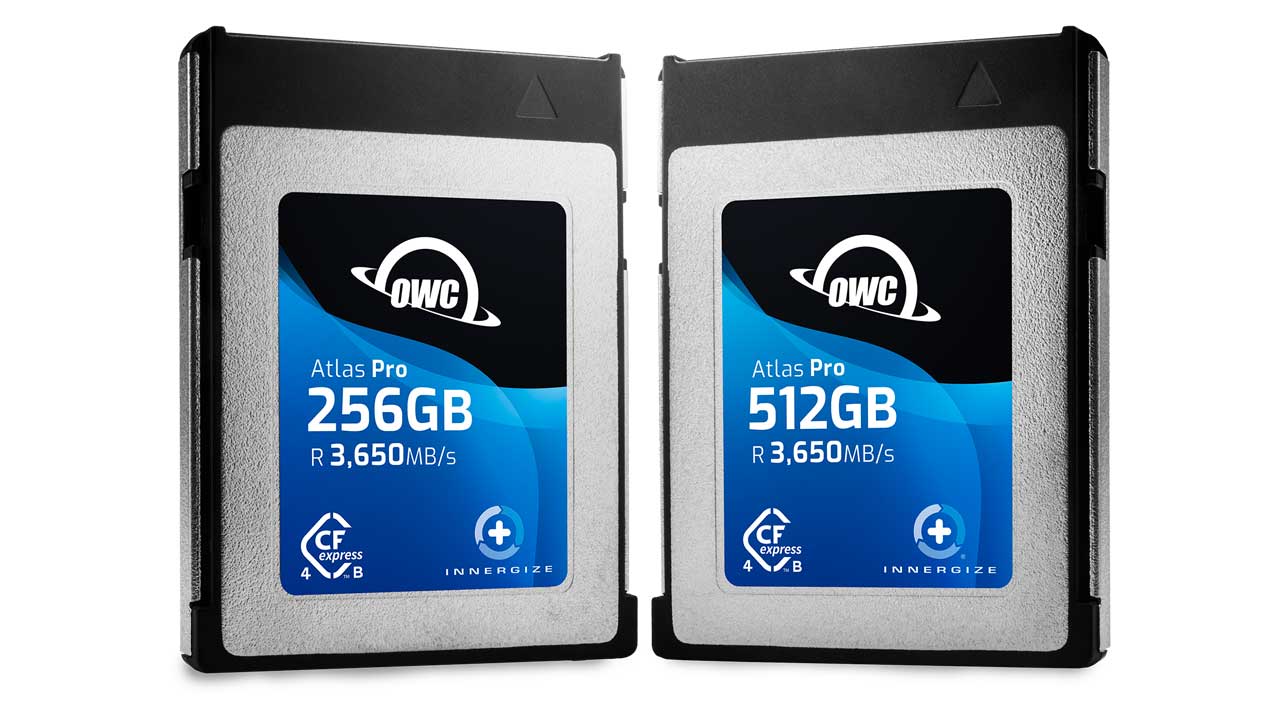 OWC Announces Atlas CFexpress 4.0 Memory Cards