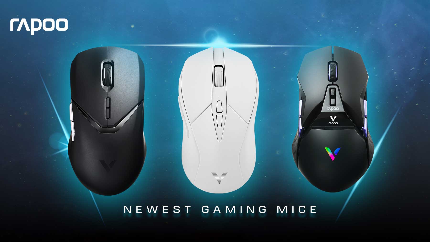 Rapoo Launches 3 Trailblazing Wireless Gaming Mice