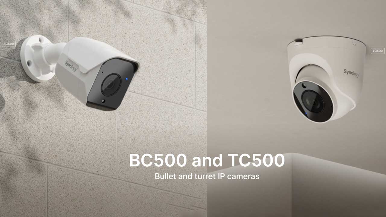 Synology Unveils BC500 and TC500 AI Cameras