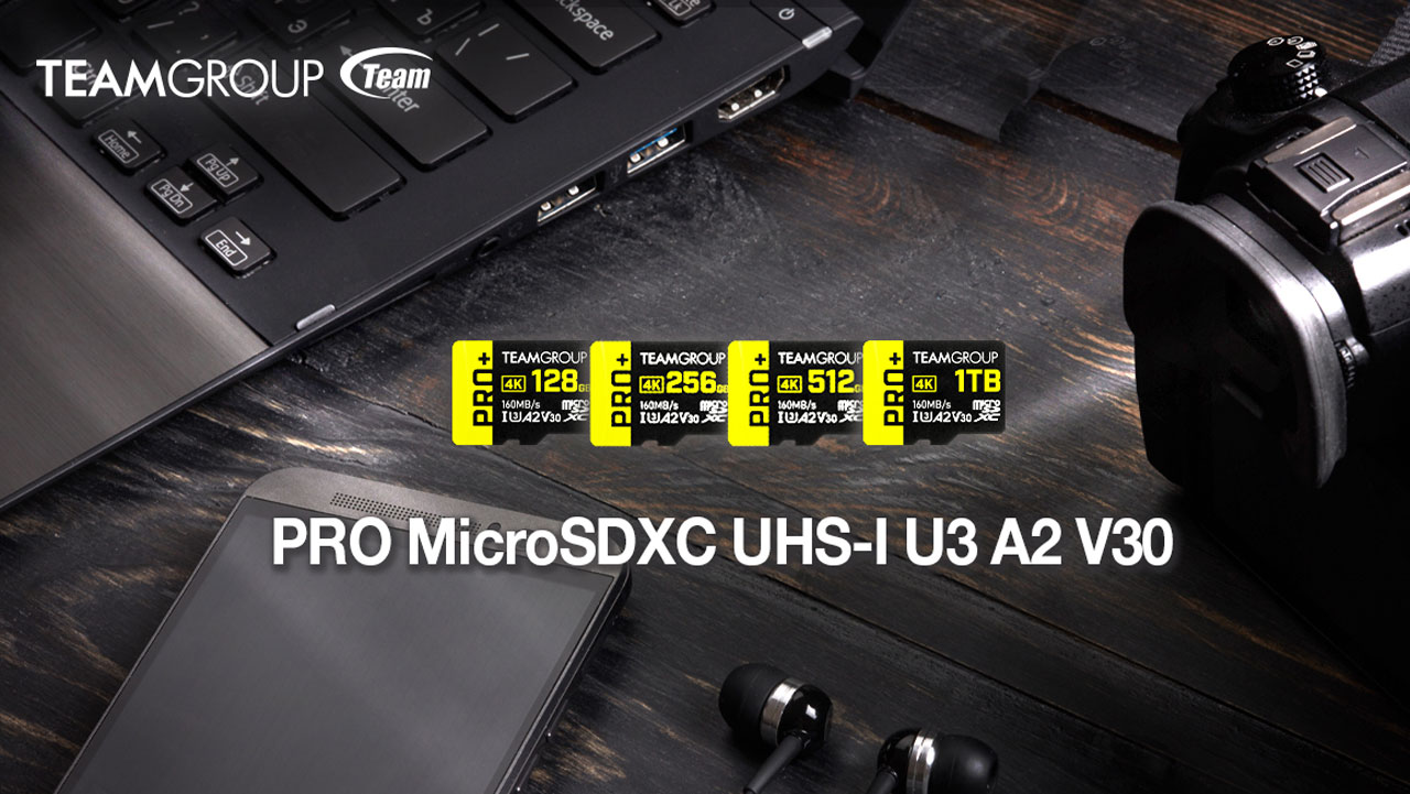 TEAMGROUP Releases PRO+ MicroSDXC Memory Card