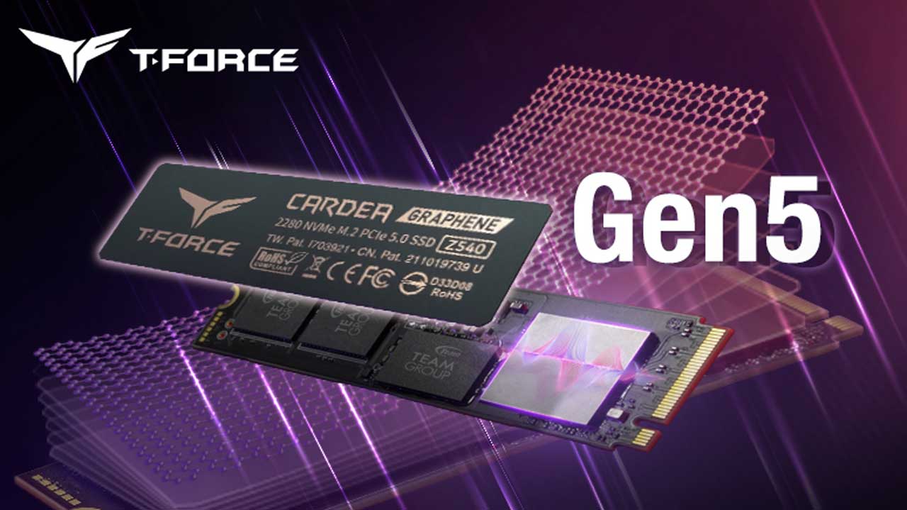 TEAMGROUP Releases T-FORCE CARDEA Z540 M.2 PCIe 5.0 SSD