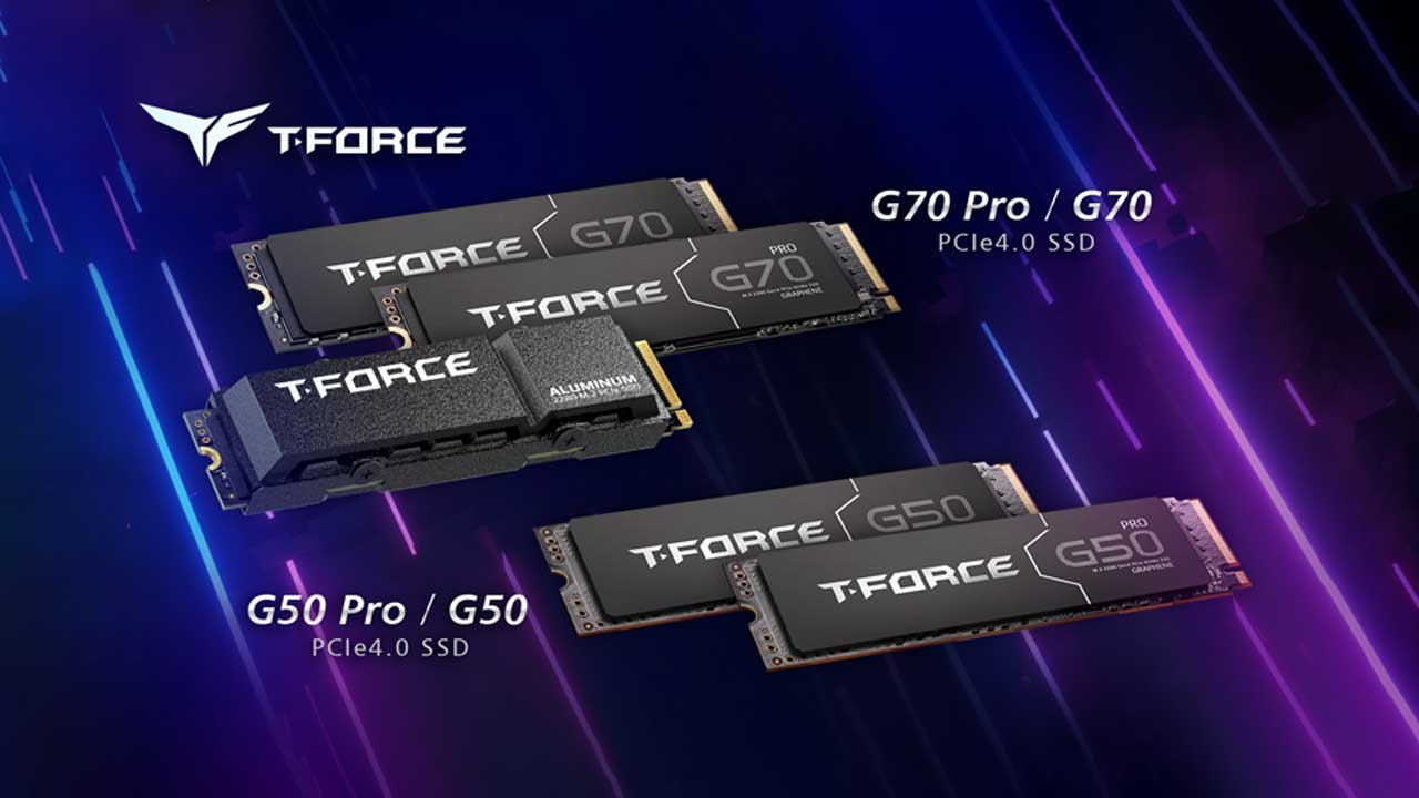 teamgroup unveils t force g70 g50 pro ssd series 3