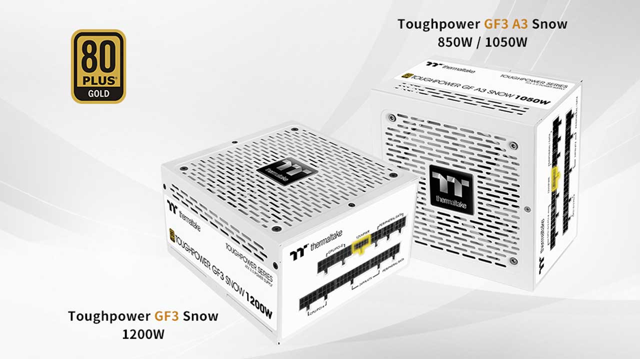 Thermaltake Outs Toughpower GF3/GF A3 Snow Edition PSUs