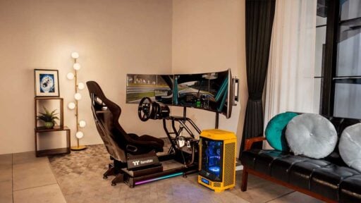 thermaltake unveils gr500 racing simulator cockpit 2