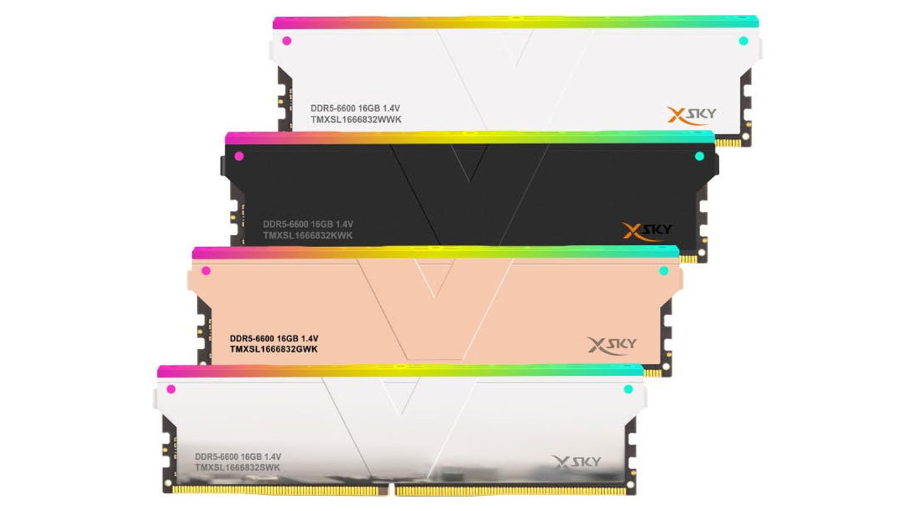 v-color Launches Manta XSky RGB DDR5 6600MHz CL32 Memory Kit