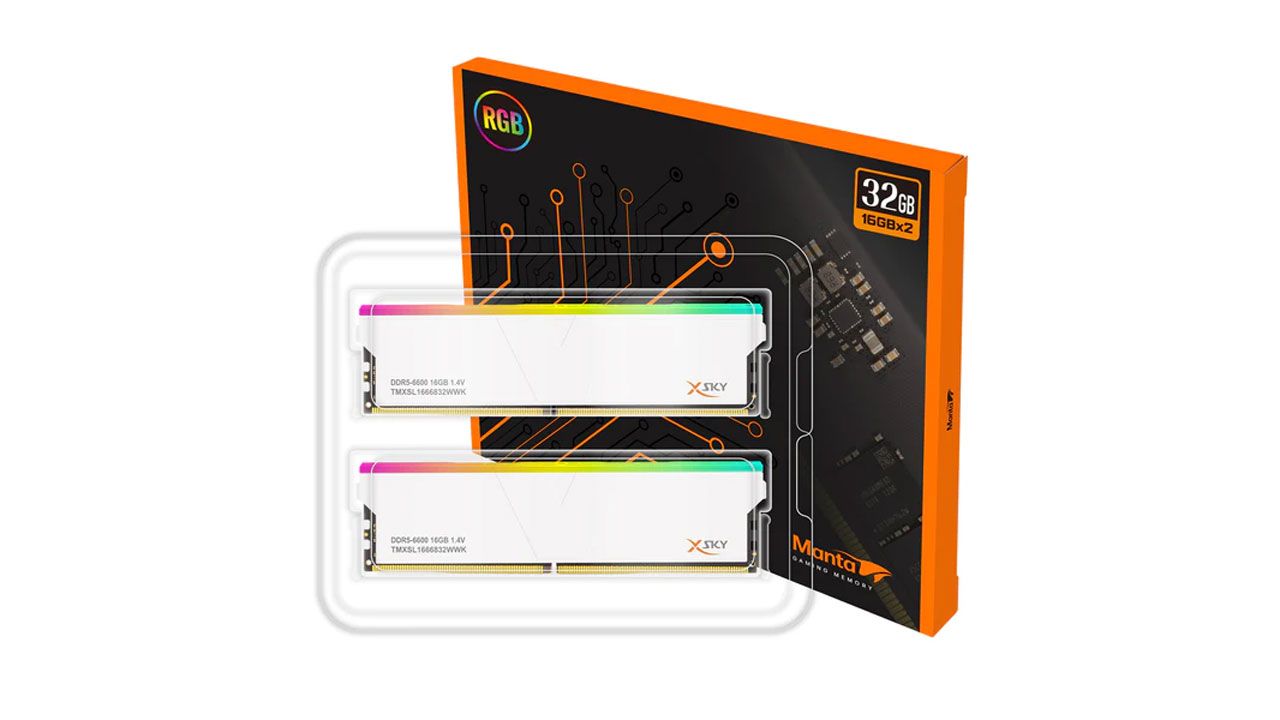 v color Manta XSky RGB DDR5 6600 PR 2