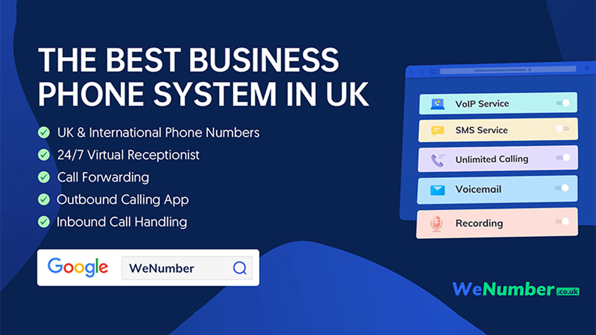 wenumber business phone system uk gp